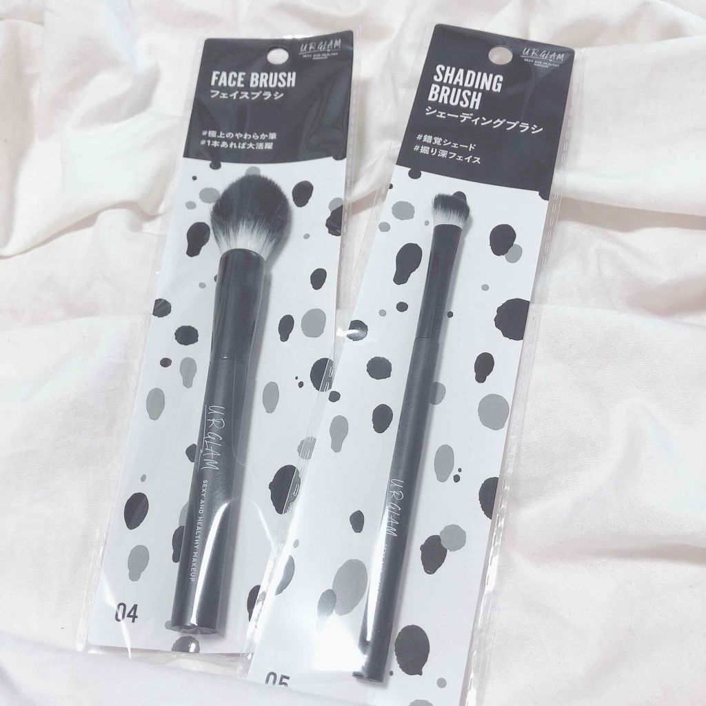 UR GLAM　FACE BRUSH/U R GLAM/メイクブラシを使ったクチコミ（2枚目）