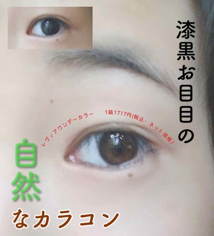 レヴィアワンデーカラー/ReVIA/ワンデー(1DAY)カラコンを使ったクチコミ(1枚目)