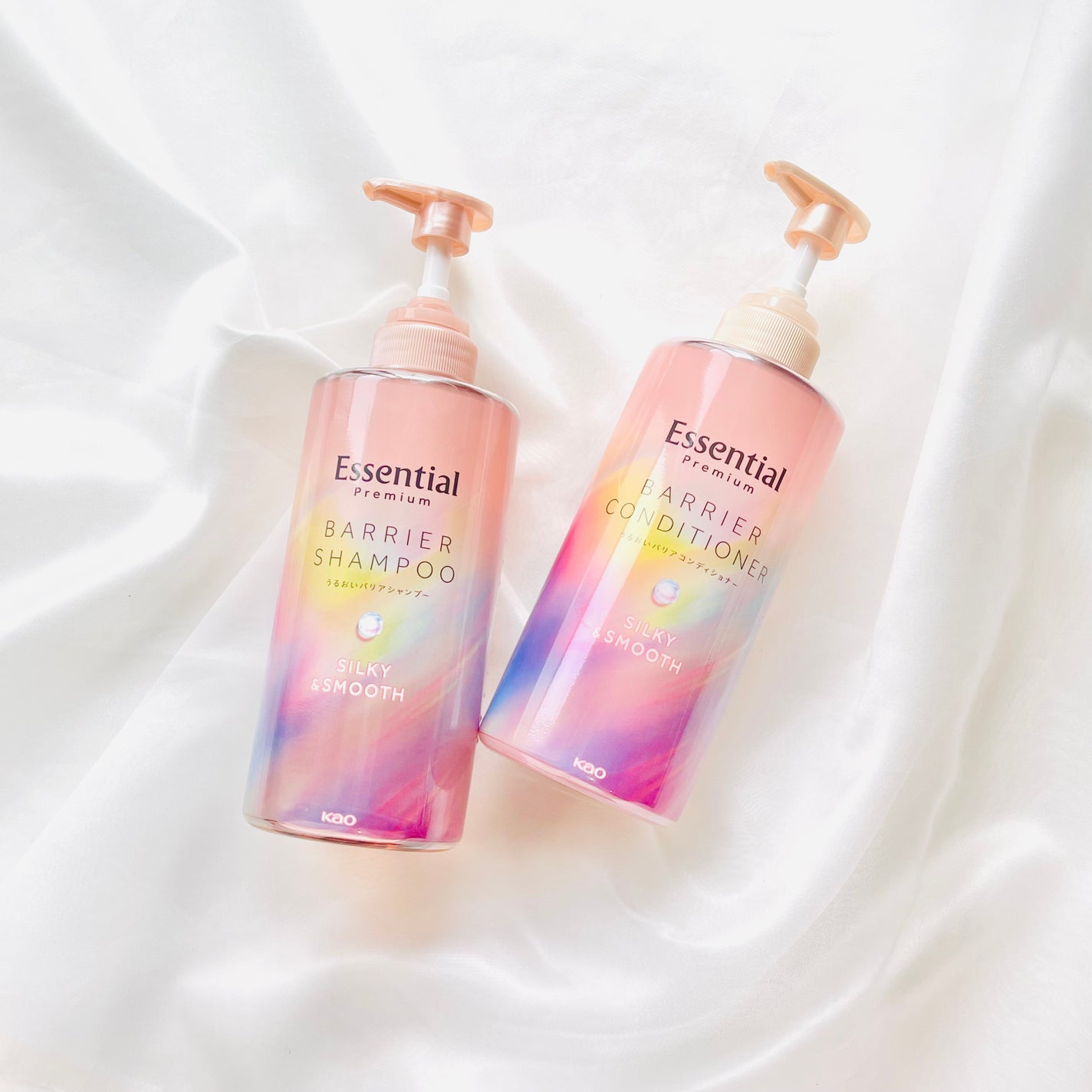 エッセンシャルプレミアム バリアシャンプー・コンディショナー シルキー&スムース/エッセンシャル/市販シャンプーを使ったクチコミ(1枚目)