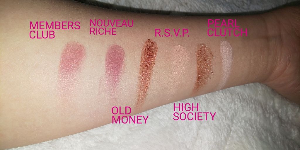 Socialite Indulgent Multi-Textured Pressed Pigment Palette/ W7/アイシャドウパレットを使ったクチコミ（2枚目）