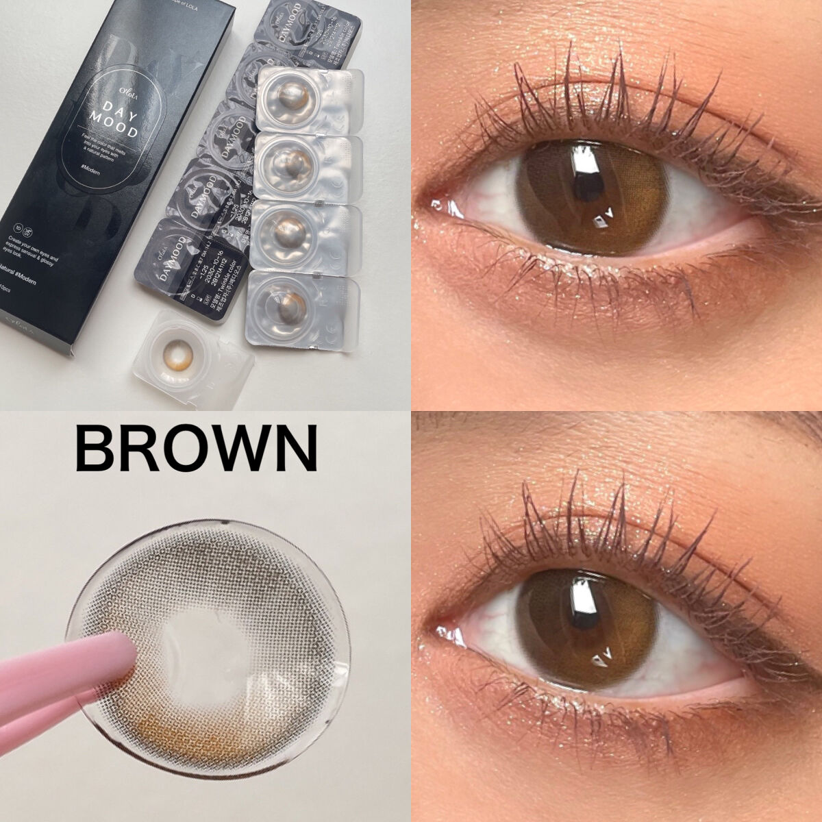 デームードワンデー(DAYMOOD 1day) 02 グレー/OLOLA/ワンデー（１DAY）カラコンを使ったクチコミ（3枚目）