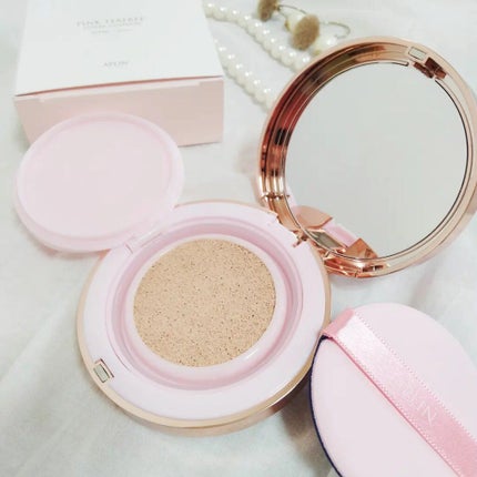 ピンクティーツリーカバークッション/APLIN/クッションファンデーションを使ったクチコミ(4枚目)