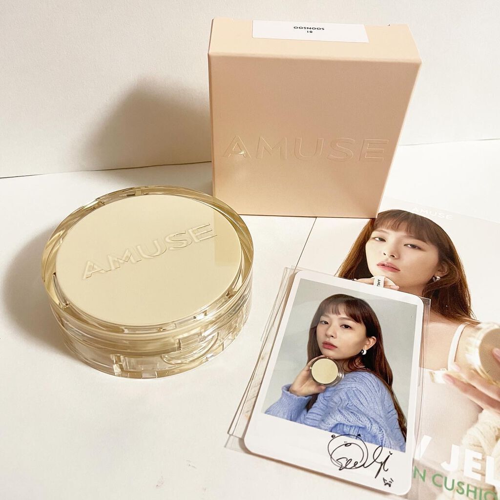 デュージェリーヴィーガンクッション/AMUSE/クッションファンデーションを使ったクチコミ(2枚目)