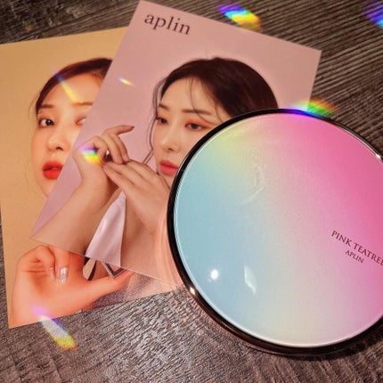 ピンクティーツリーカバークッション/APLIN/クッションファンデーションを使ったクチコミ(1枚目)