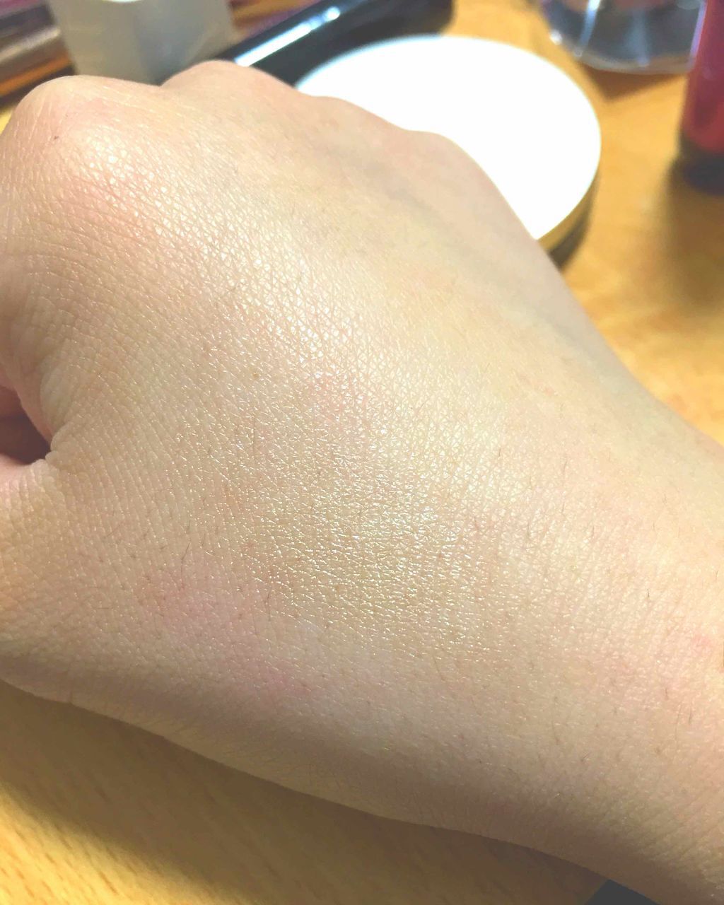 ミネラルハイライトクリーム/エトヴォス/クリームハイライトを使ったクチコミ(2枚目)