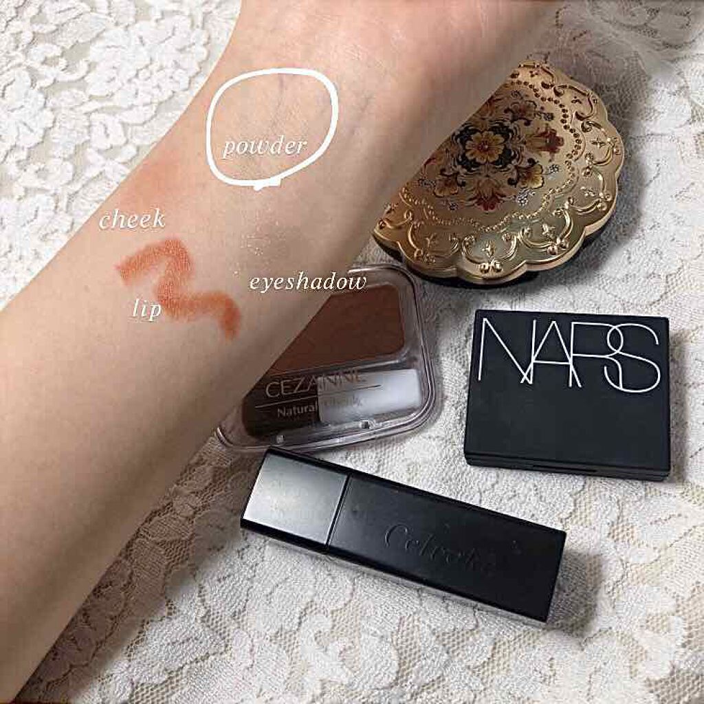 ナチュラル チークN/CEZANNE/パウダーチークを使ったクチコミ(2枚目)