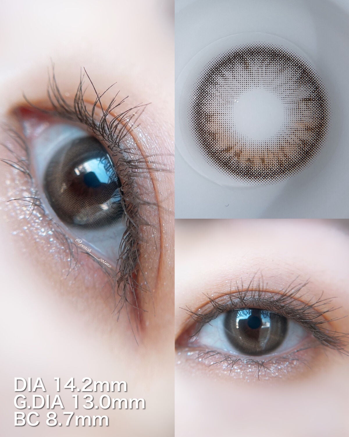 One & Only Kristin/Hapa kristin/カラーコンタクトレンズを使ったクチコミ(4枚目)