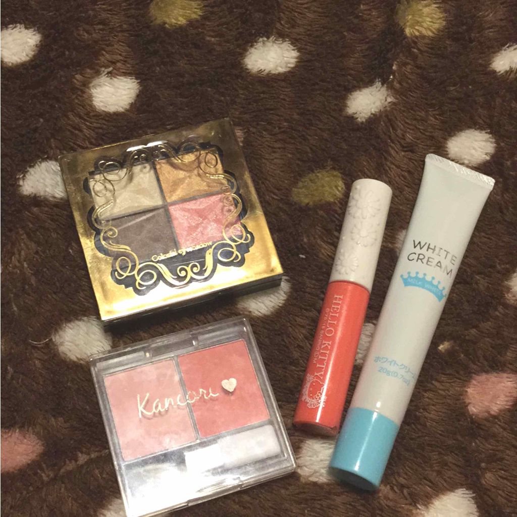 カラフルアイシャドウ/DAISO/アイシャドウパレットを使ったクチコミ（1枚目）