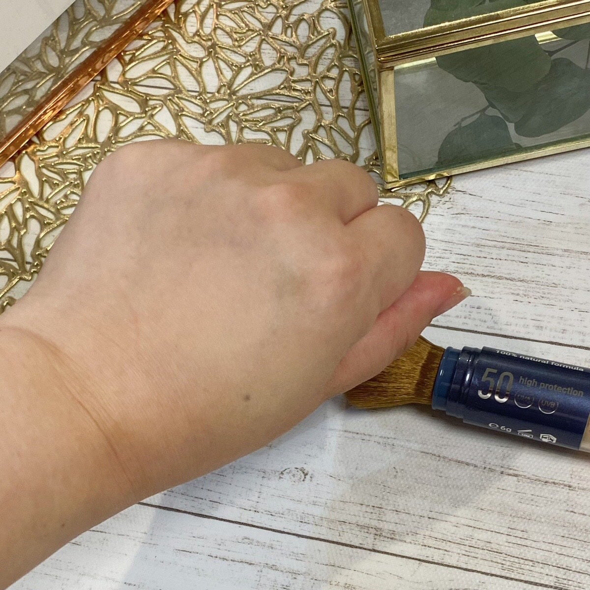 SUNDAY BRUSH /SUNDAY BRUSH/日焼け止めパウダーを使ったクチコミ(7枚目)