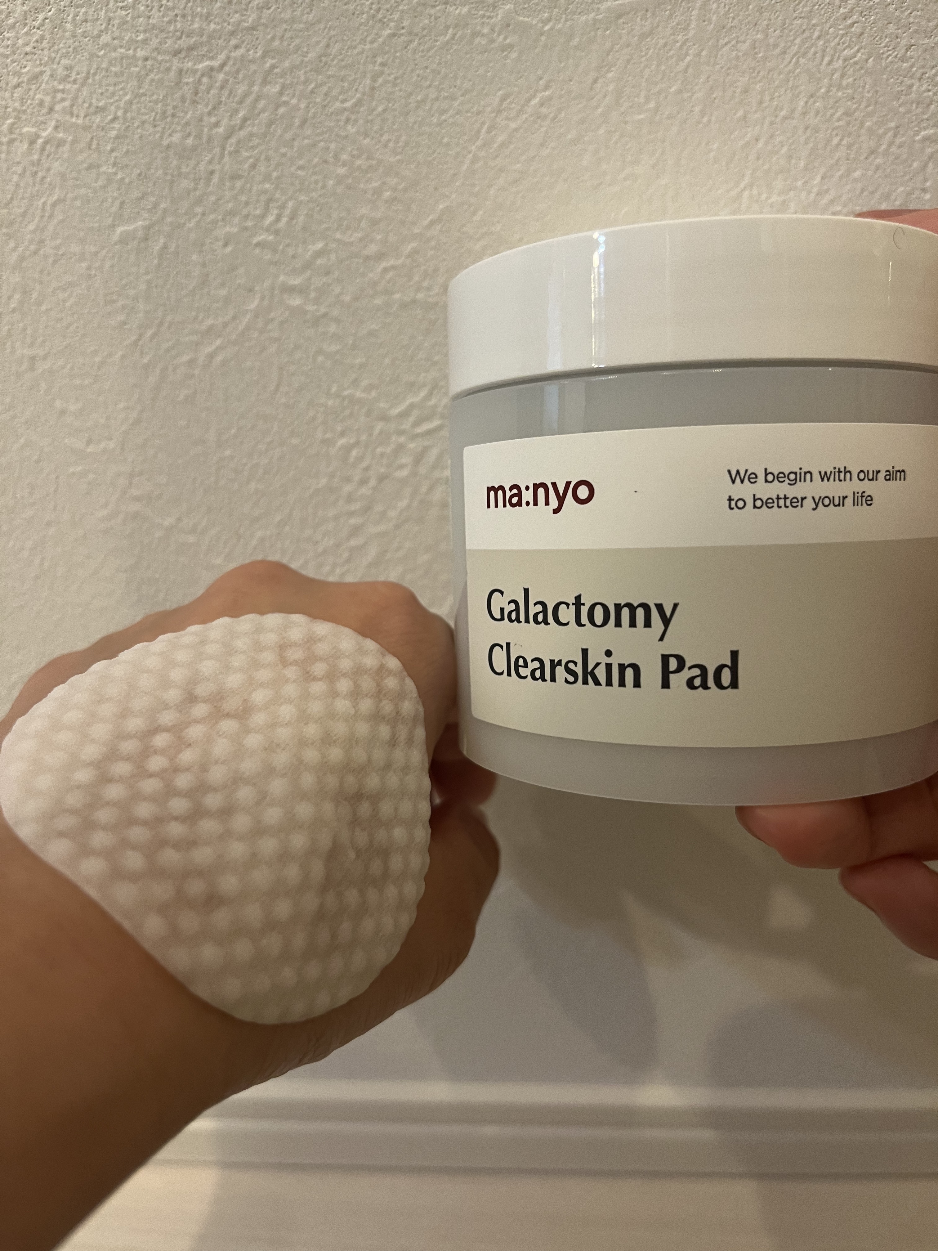 ガラクトミークリアスキンパッド/manyo/トナーパッドを使ったクチコミ（1枚目）