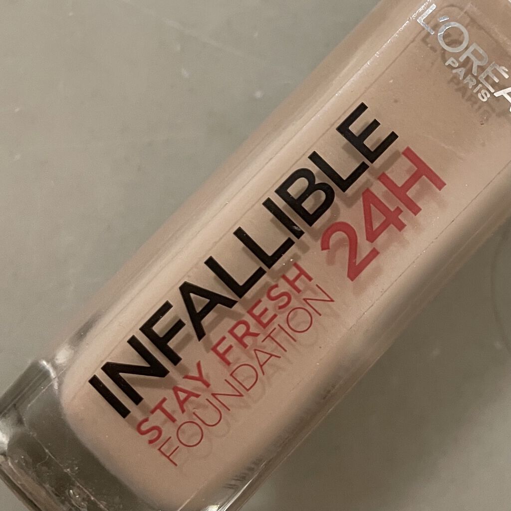 インファリブル ステイフレッシュファンデーション 125 ナチュラルローズ/ロレアル パリ/リキッドファンデーションを使ったクチコミ（1枚目）