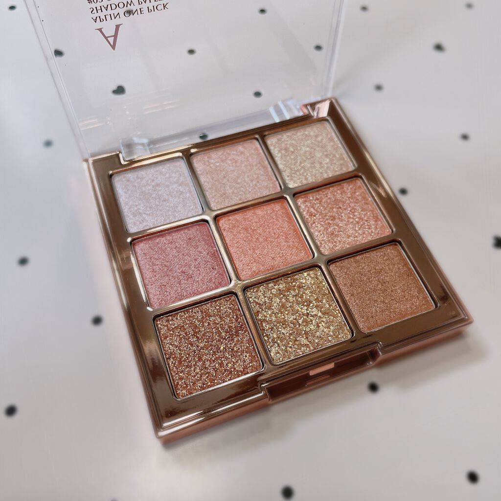 ワンピックアイシャドウパレット/APLIN/アイシャドウパレットを使ったクチコミ（2枚目）