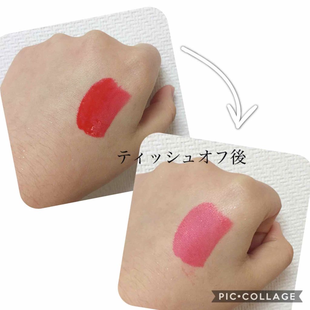 TAKE A LAYER TINTED WATER TINT/3CE/口紅を使ったクチコミ（2枚目）