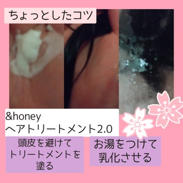 &honey サクラ ディープモイスト シャンプー1.0/ヘアトリートメント2.0のクチコミ「意外と見られているのは髪なんですが
何をしたらいいか分からない時ありますよね
垢抜けしたい時は.....」（3枚目）