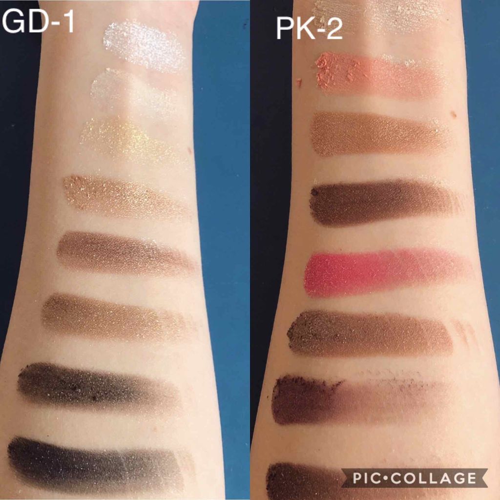 グラマラスリッチ アイパレット (クリスマスコフレ 2018)/Visée/メイクアップキットを使ったクチコミ(3枚目)