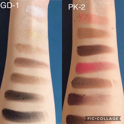 グラマラスリッチ アイパレット (クリスマスコフレ 2018)/Visée/メイクアップキットを使ったクチコミ(3枚目)