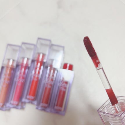 ザ ウォータリーデューティント/MERZY/リップティントを使ったクチコミ(4枚目)