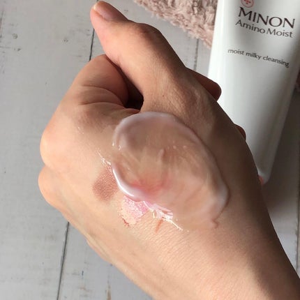 ミノン アミノモイスト モイストミルキィ クレンジング/ミノン/ミルククレンジングを使ったクチコミ(4枚目)