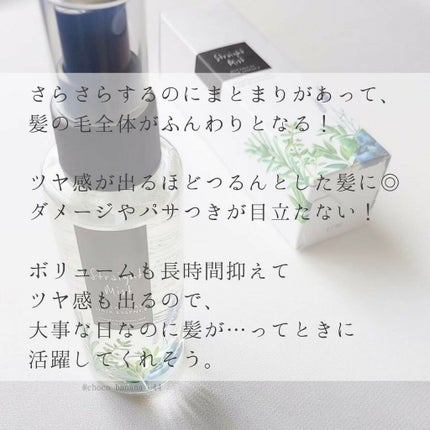 ストレートミスト/BellaPelle/アウトバストリートメントを使ったクチコミ(3枚目)