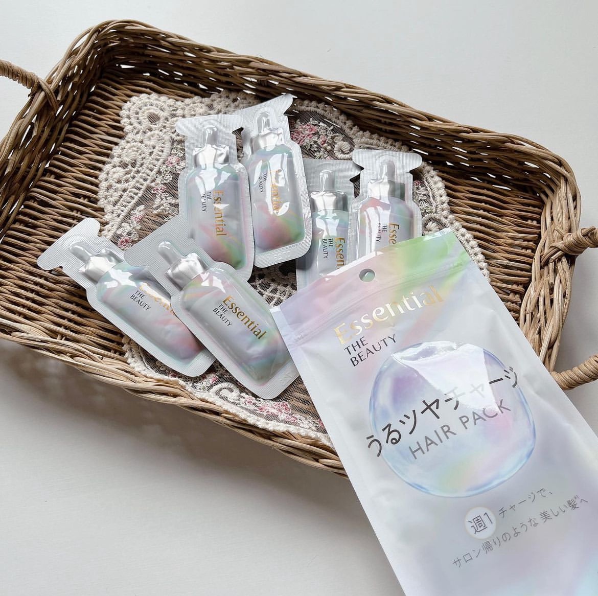 ザビューティ うるツヤチャージヘアパック/エッセンシャル/ヘアマスク・ヘアパックを使ったクチコミ（1枚目）