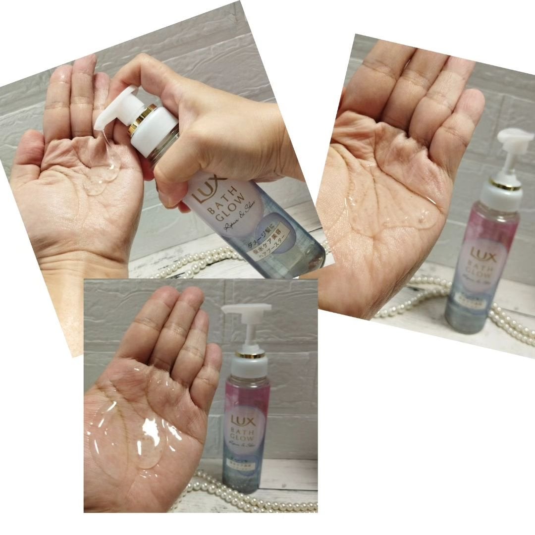 ラックス バスグロウ リペア&シャイン ヘアブースター/LUX/洗い流すヘアトリートメントを使ったクチコミ(2枚目)