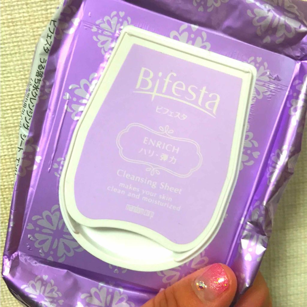うる落ち水クレンジング シート ひきしめ/ビフェスタ/クレンジングシートを使ったクチコミ（1枚目）