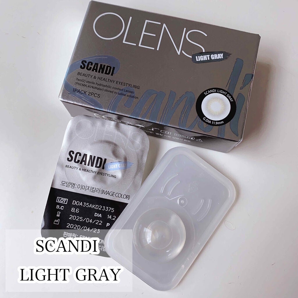 SCANDI(スカンディ)/OLENS/カラーコンタクトレンズを使ったクチコミ(1枚目)