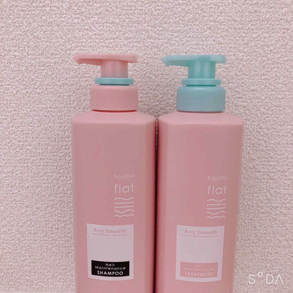 エアリースムースシャンプー/トリートメント/エッセンシャル flat/シャンプー・コンディショナーを使ったクチコミ(2枚目)