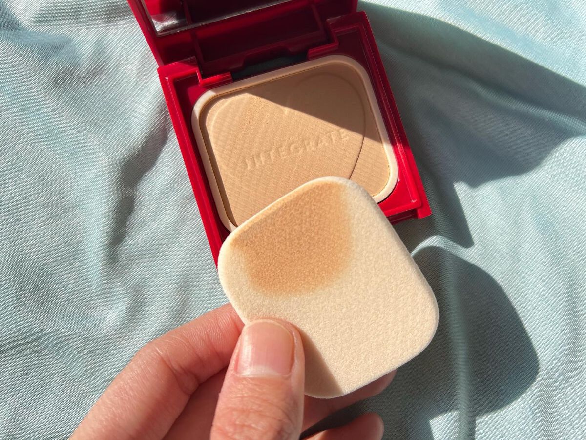 プロフィニッシュファンデーション/インテグレート/パウダーファンデーションを使ったクチコミ(4枚目)