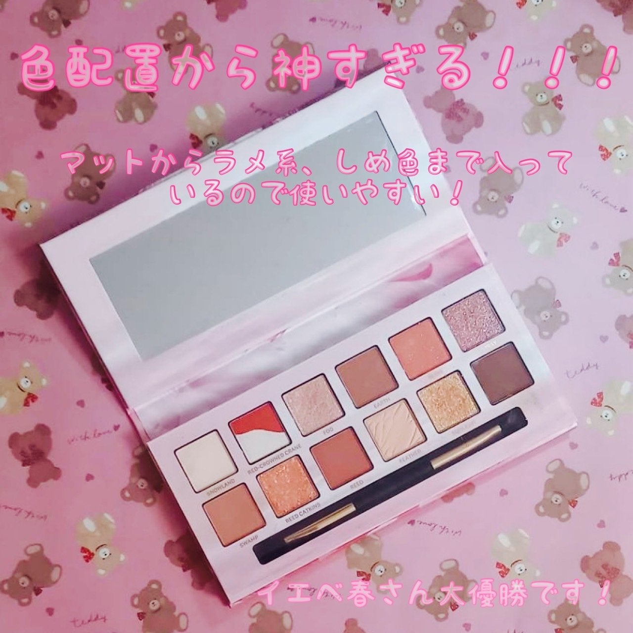 エクスプローラ12色 動物アイシャドウパレット/PERFECT DIARY/アイシャドウパレットを使ったクチコミ(2枚目)