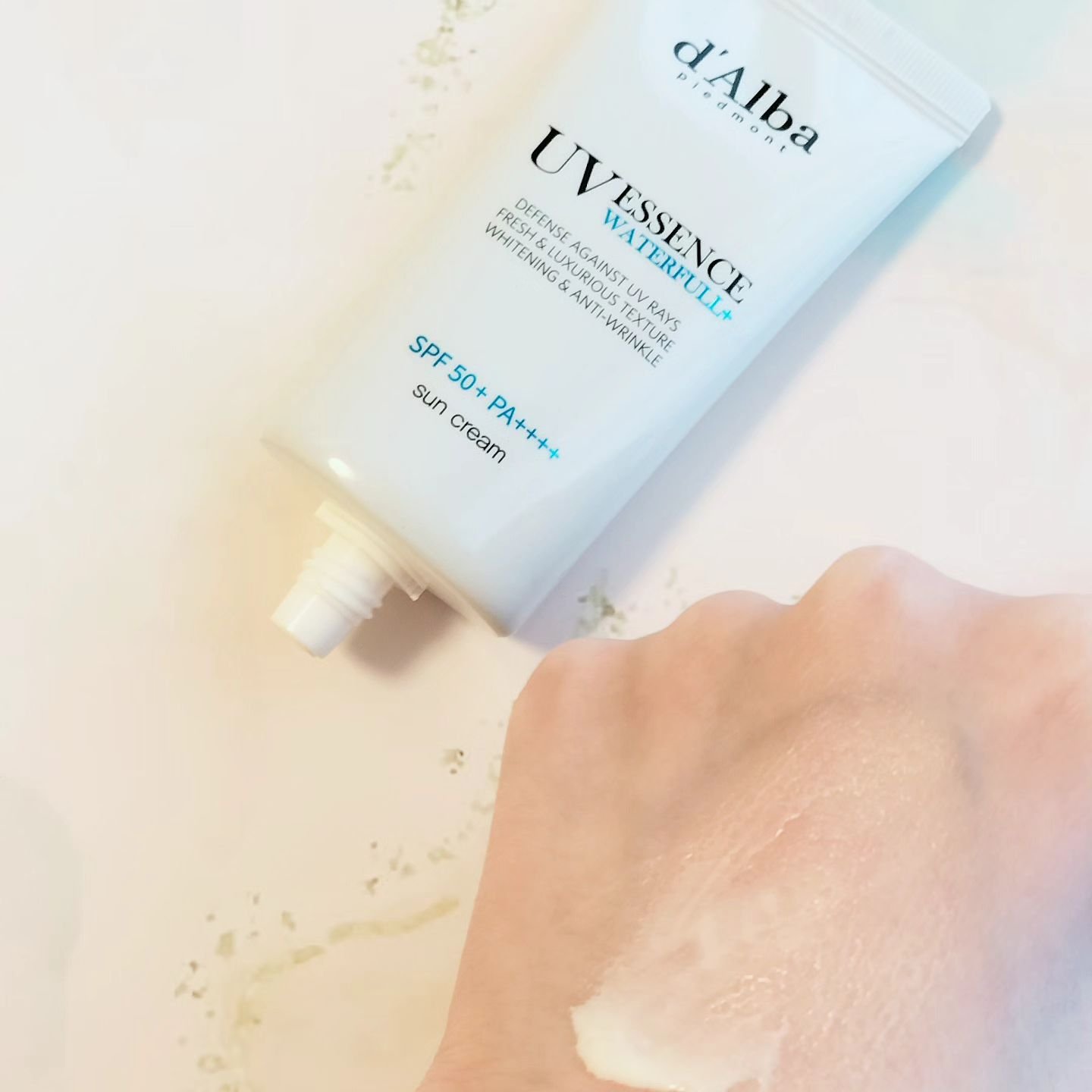 ダルバ ウォータフル エッセンス サンクリーム/ダルバ/日焼け止めクリームを使ったクチコミ（3枚目）