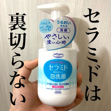 ソフティモ 泡洗顔(セラミド) 本体 150ml/ソフティモ/泡洗顔を使ったクチコミ(1枚目)