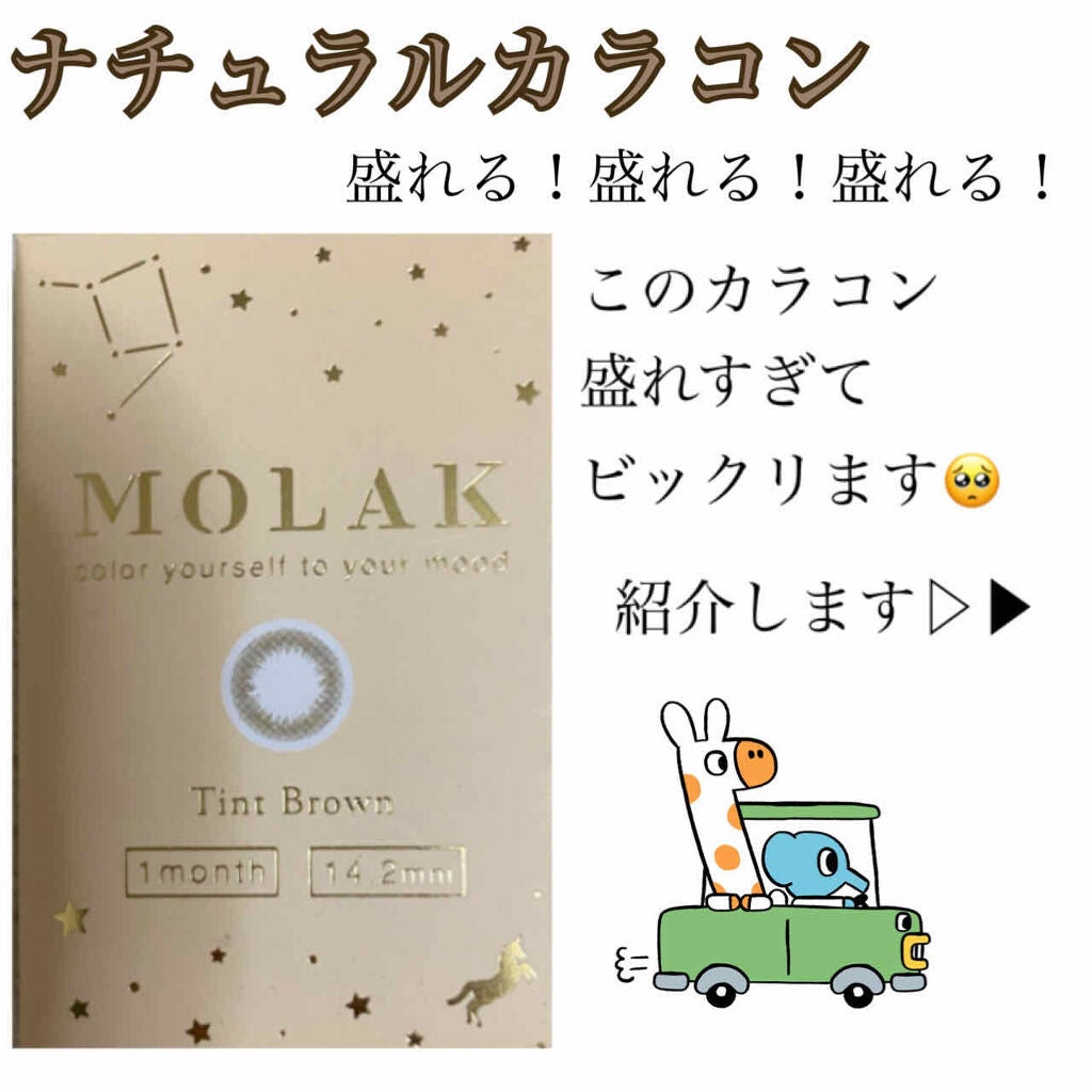 MOLAK 1month/MOLAK/1ヶ月(1MONTH)カラコンを使ったクチコミ(1枚目)