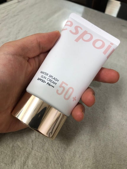 ウォータースプラッシュサンクリーム/espoir/日焼け止め・UVケアを使ったクチコミ(2枚目)