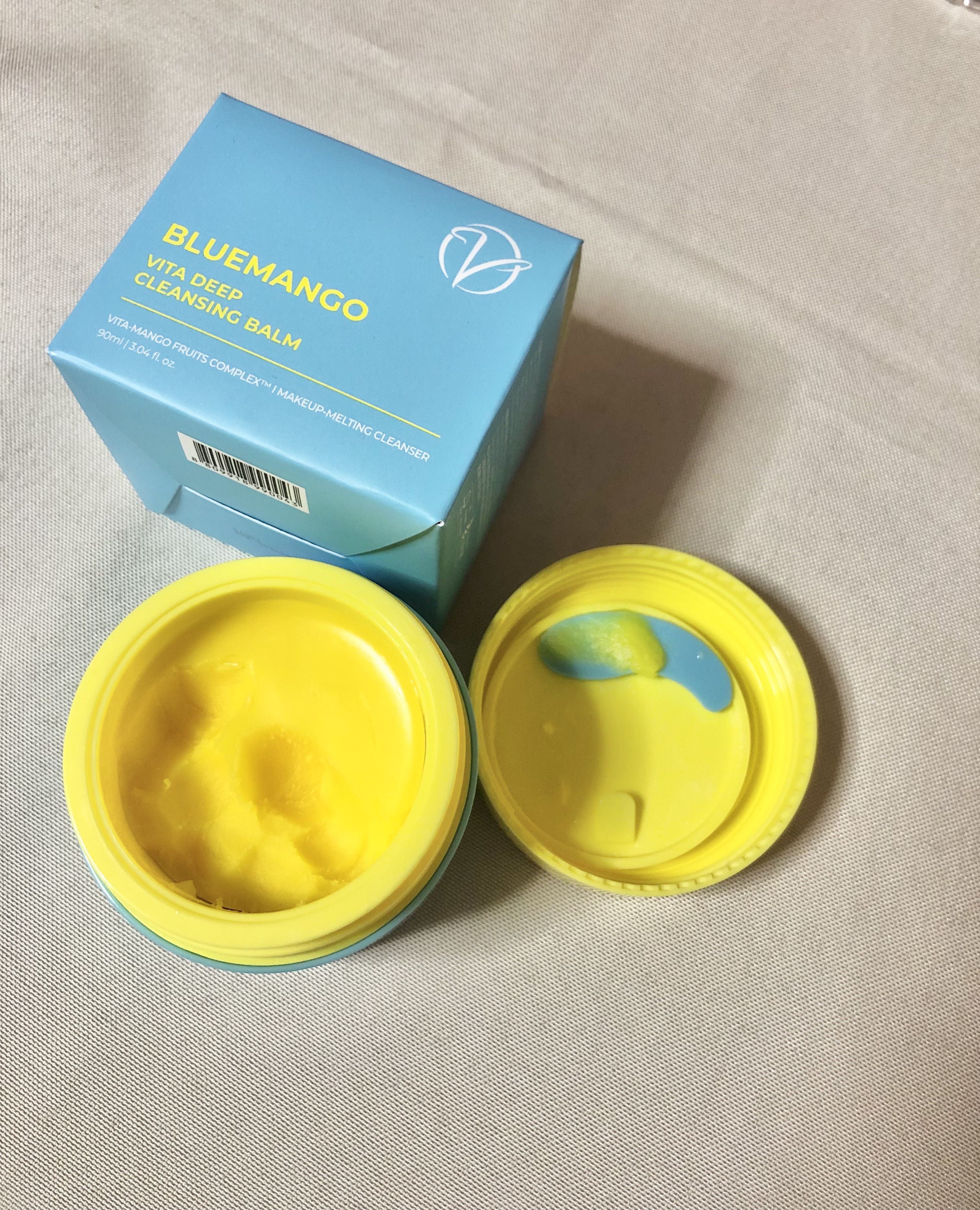 マンゴーのバームクレンジング
パッケージはかわいいよね

まぁ、でもマンゴーである必要ないし（笑）
可もなく不可もなし

#韓国コスメ 

#敏感肌 だけど1週間使ってお肌大丈夫です👍🏻