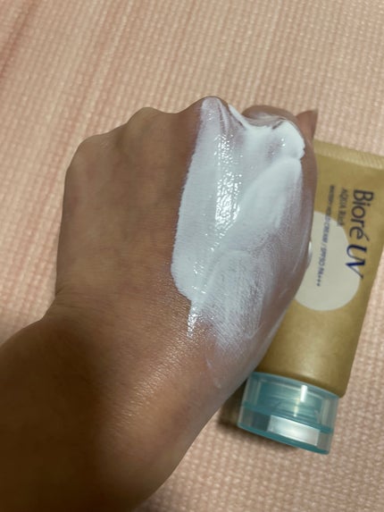 ビオレUV アクアリッチ ウォータリーホールドクリーム(水肌記憶UV)/ビオレ/日焼け止めクリームを使ったクチコミ(2枚目)