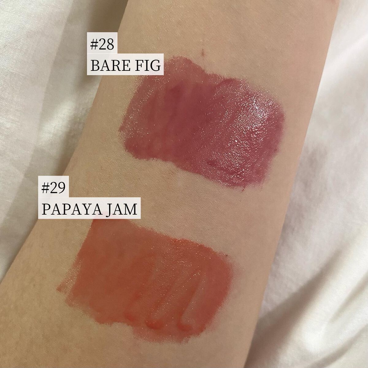 ジューシーラスティングティント/rom&nd/リップティントを使ったクチコミ（3枚目）