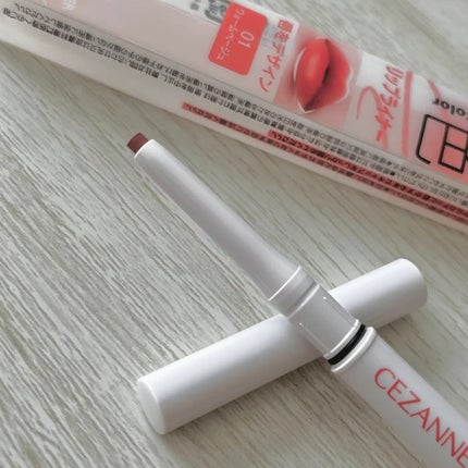 はる on LIPS 「セザンヌ影色リップメーカー01ウォームベージュリップライナー初..」(2枚目)