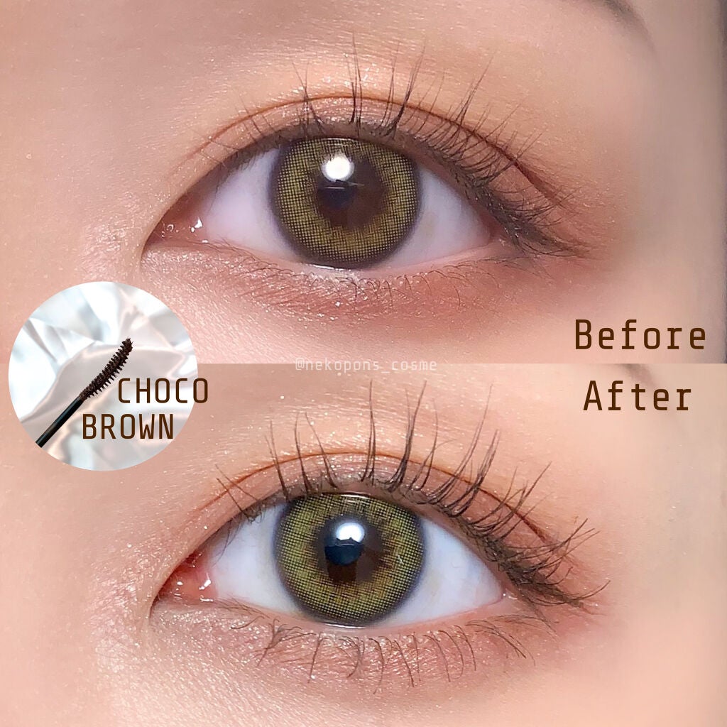 ムードアップマスカラ ロング&カール/dasique/マスカラを使ったクチコミ(3枚目)