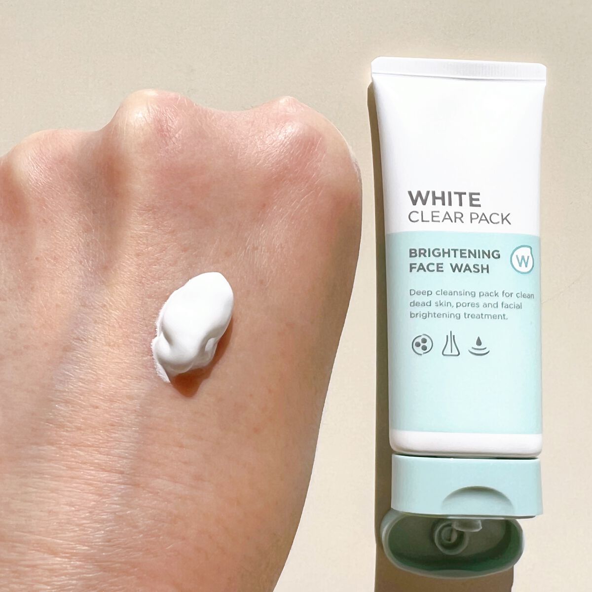 W・ホワイトクリアパック/ホワイピュア/洗い流すパック・マスクを使ったクチコミ（2枚目）