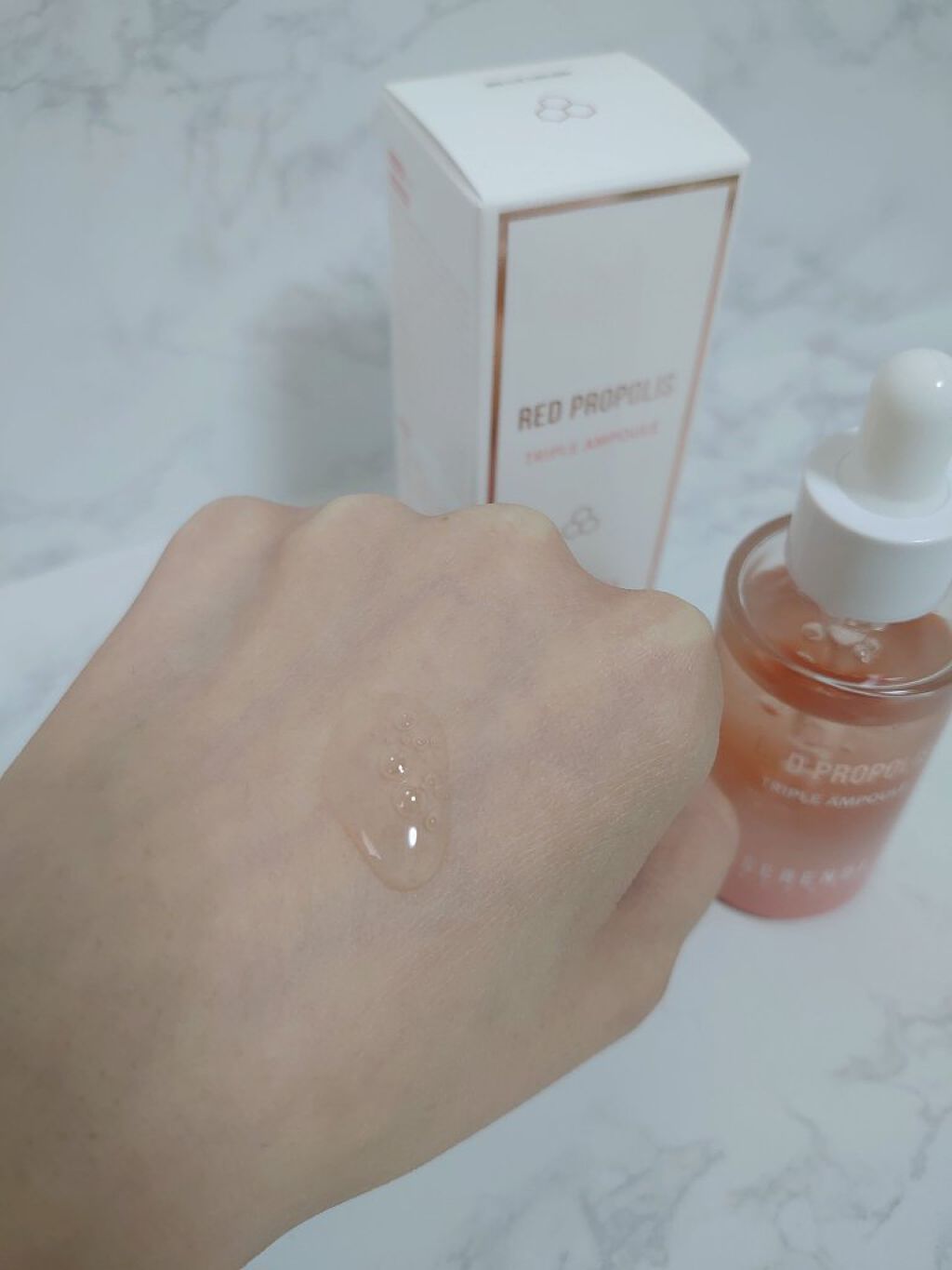 RED PROPOLIS TRIPLE AMPOULE/SERENDI BEAUTY/美容液を使ったクチコミ（2枚目）