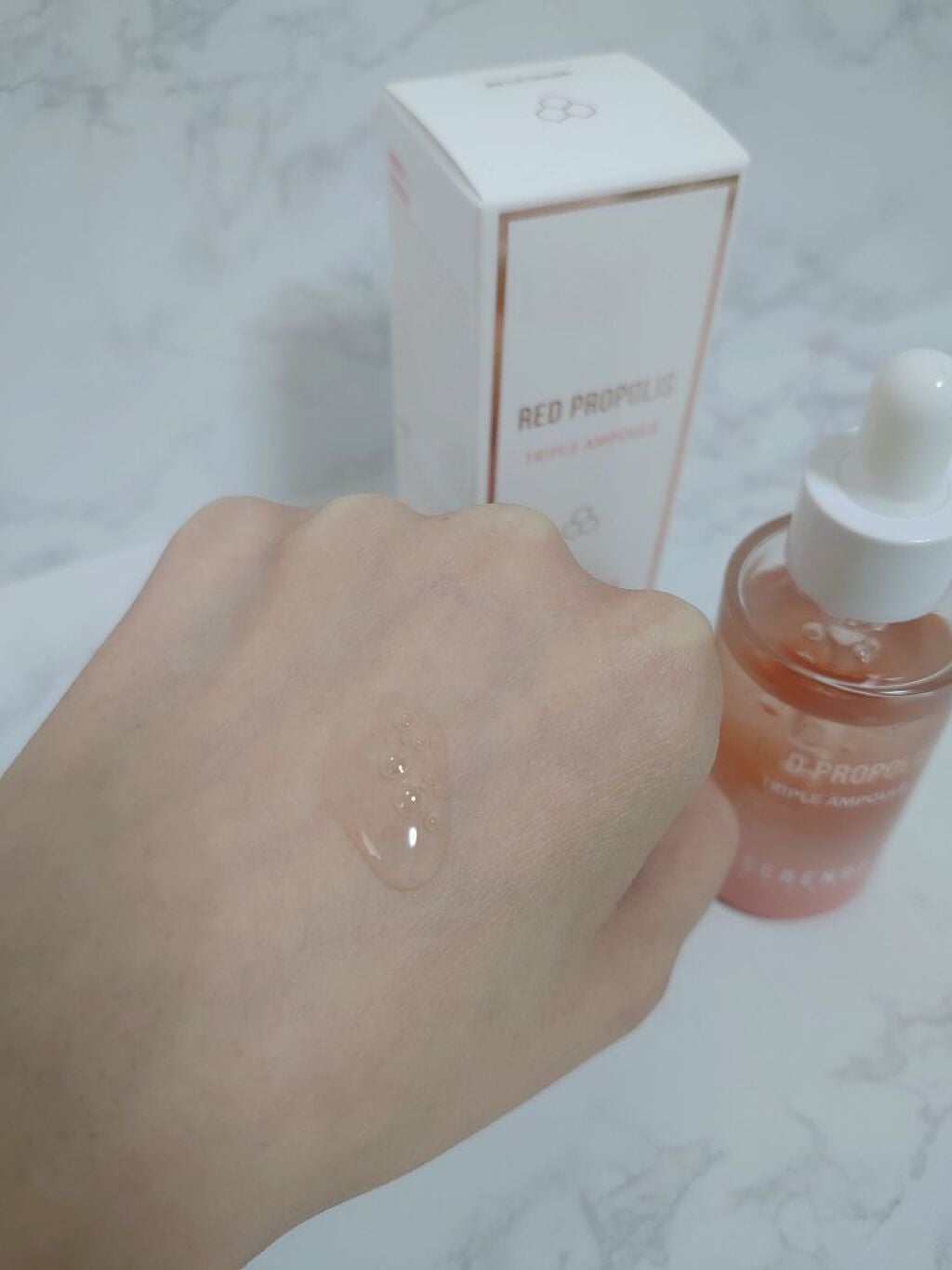 RED PROPOLIS TRIPLE AMPOULE/SERENDI BEAUTY/美容液を使ったクチコミ(2枚目)