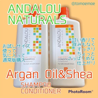 #アイハーブ購入品 
 #iherb購入品 

Andalou Naturals
Argan Oil&Shea SHAMPOO/CONDITIONER

お試しサイズを使って気に入ったので
現品購入しま