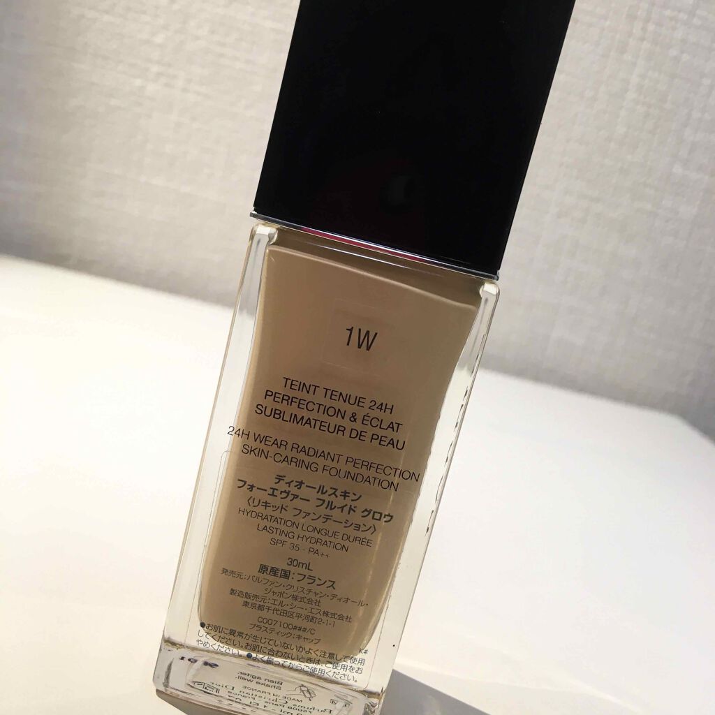 【旧】ディオールスキン フォーエヴァー フルイド グロウ/Dior/リキッドファンデーションを使ったクチコミ(3枚目)