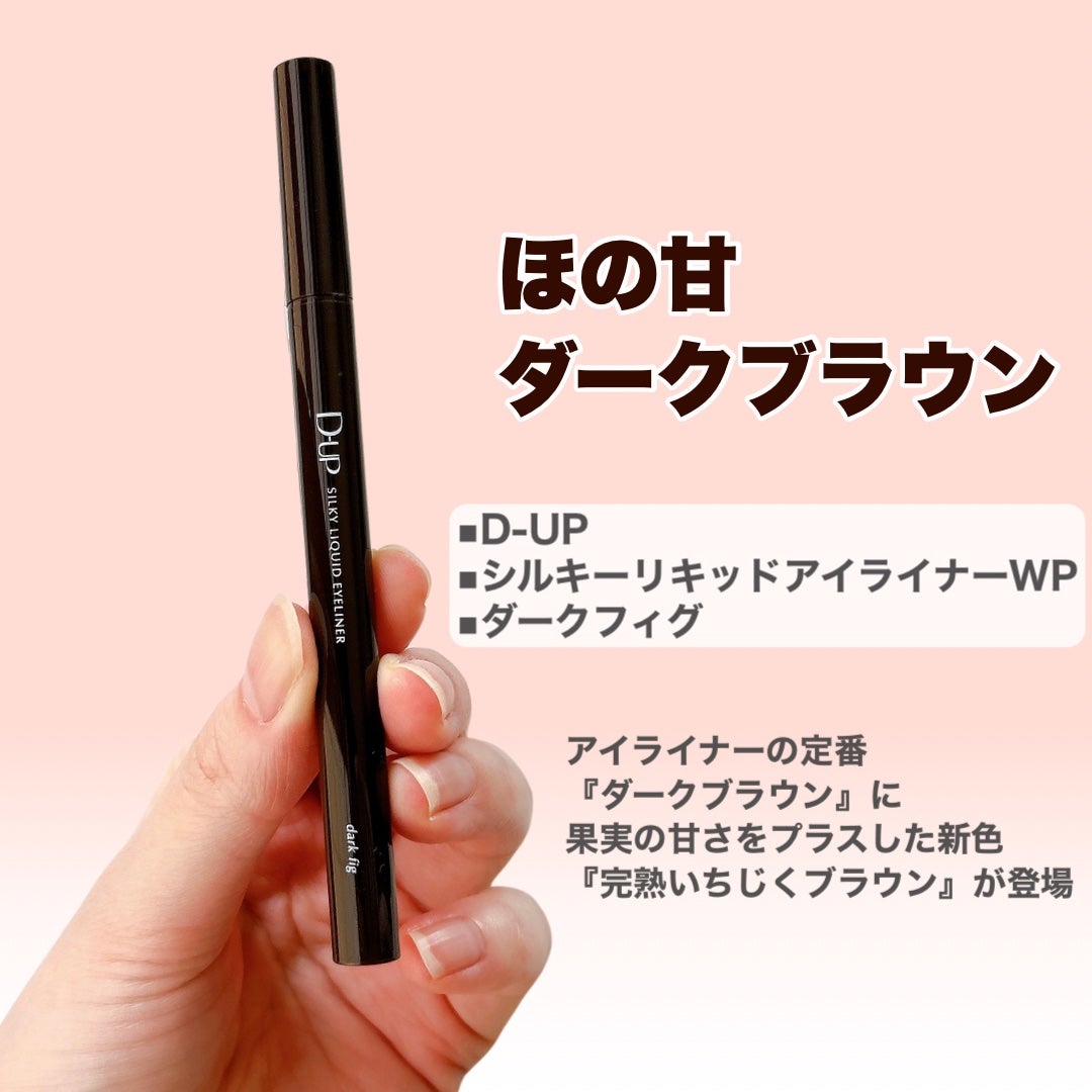 シルキーリキッドアイライナーWP/D-UP/リキッドアイライナーを使ったクチコミ(2枚目)
