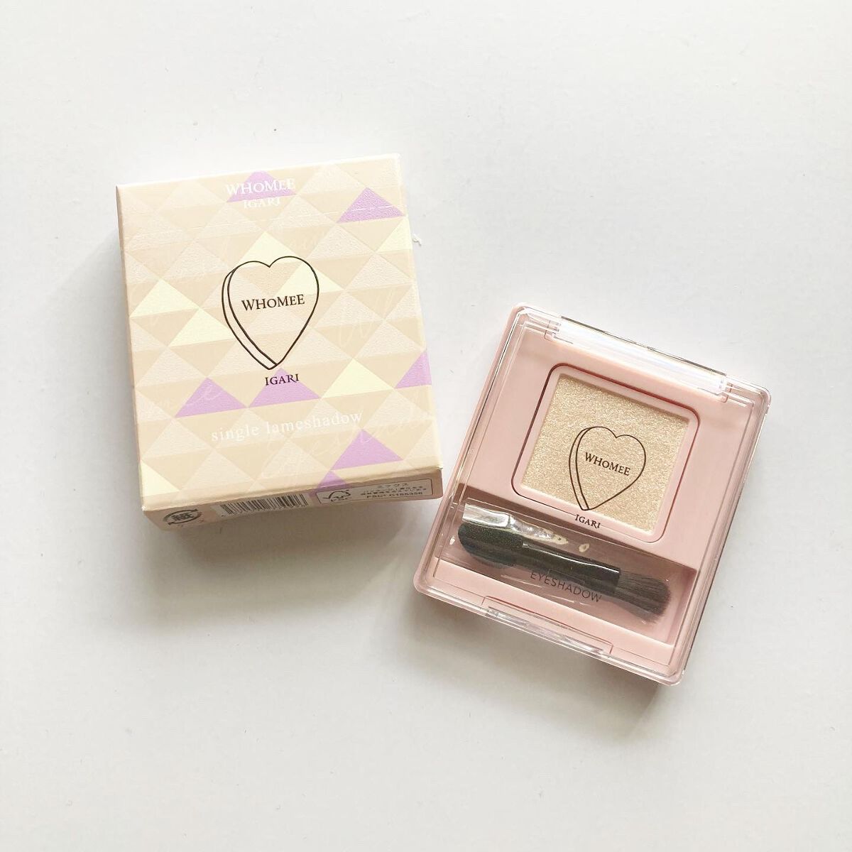 フーミー シングルラメシャドウ/WHOMEE/単色アイシャドウを使ったクチコミ（1枚目）