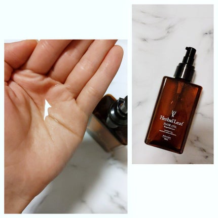 オーガニックヘアオイル フレッシュティーの香り/ハーバルリーフ/ヘアオイルを使ったクチコミ(2枚目)