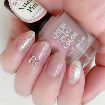 CHEER me COLOR ネイルポリッシュ/セリア/マニキュアを使ったクチコミ(1枚目)