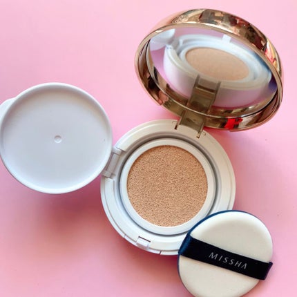 。.ʚ y r cɞ .。 on LIPS 「リピ3回目のMISSHAのクッションファンデ私はNo.21モイ..」(1枚目)