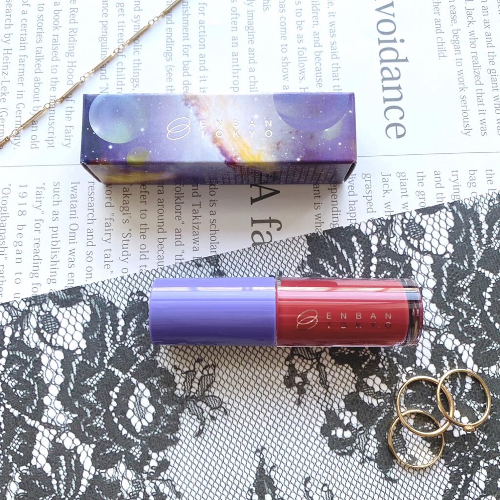 オーバーナイトリップティント/ENBAN TOKYO/口紅を使ったクチコミ（1枚目）